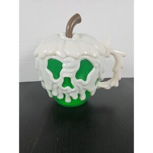 Disney Parks Snow White EvilQueen Green Poison Apple Glows Dark Stein Mug Cup CA